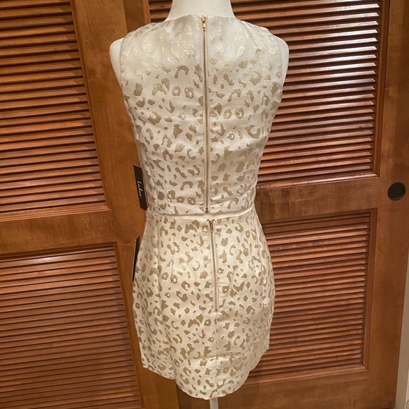 🌸FINAL🌸LULUS 2 piece cream & gold leopard print - Picture 6 of 8